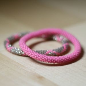 Pink Lily & Laura Bracelets